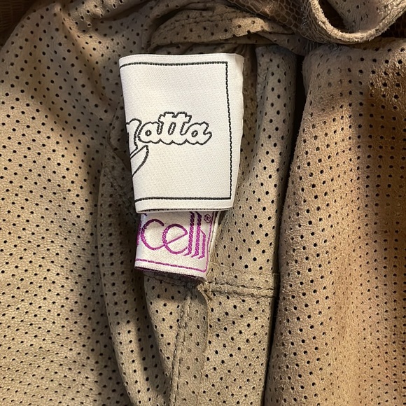 Rare la matta perforated shirt snake skin inseam - Picture 11 of 12